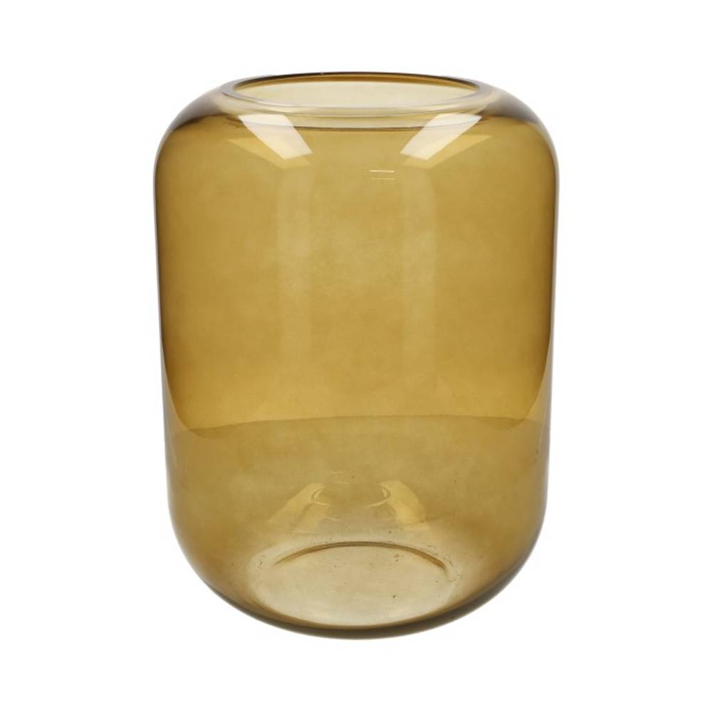 Glas Vase Aunton braun D28cm H38cm