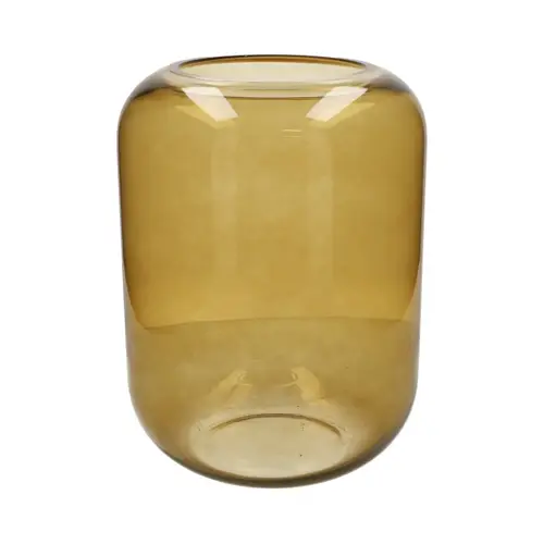Glas Vase Aunton braun D28cm H38cm