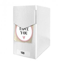 Label  i love you 40mm 100st