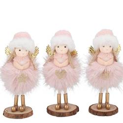 Deko Mädchen Loulou Xmas mix 06x06x17cm