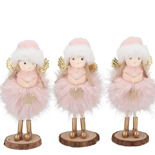 Deko Mädchen Loulou Xmas mix 06x06x17cm
