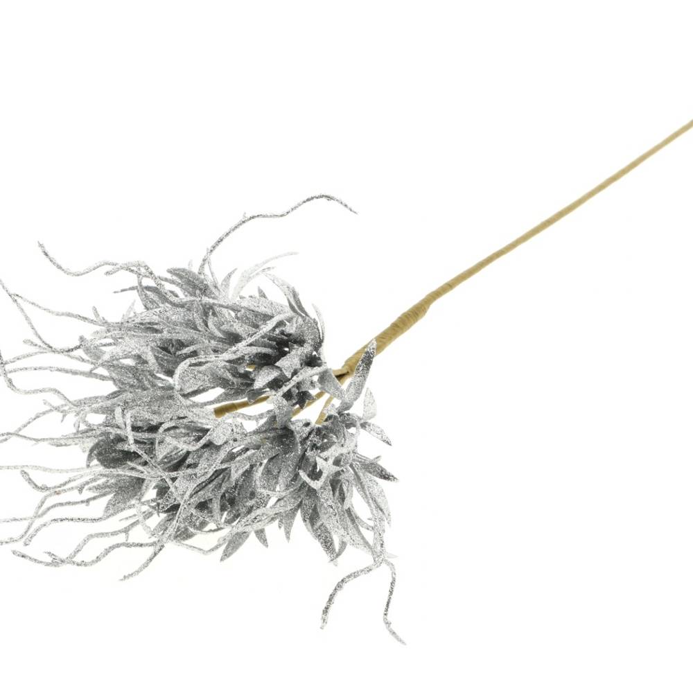 Spinnen-Nelke auf stab silber L55cm D10cm