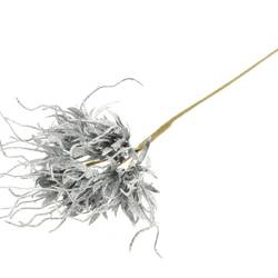 Spinnen-Nelke auf stab silber L55cm D10cm