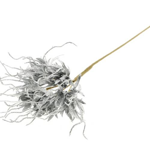 Spinnen-Nelke auf stab silber L55cm D10cm