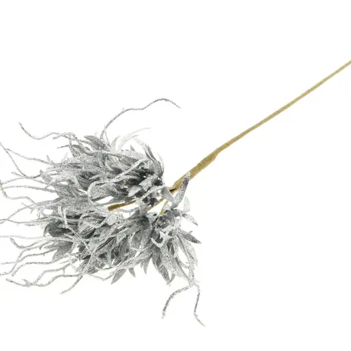 Spinnen-Nelke auf stab silber L55cm D10cm