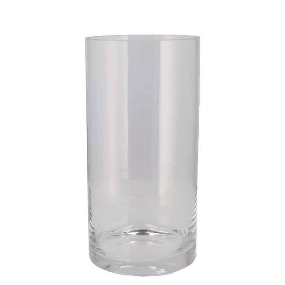 Glas Zylinder schwer D15cm H25cm