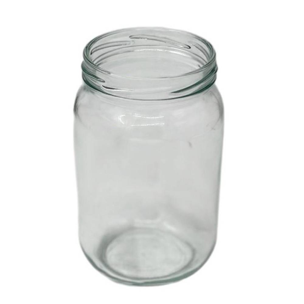 Glas Vase Marmeladenglas D09cm H15cm