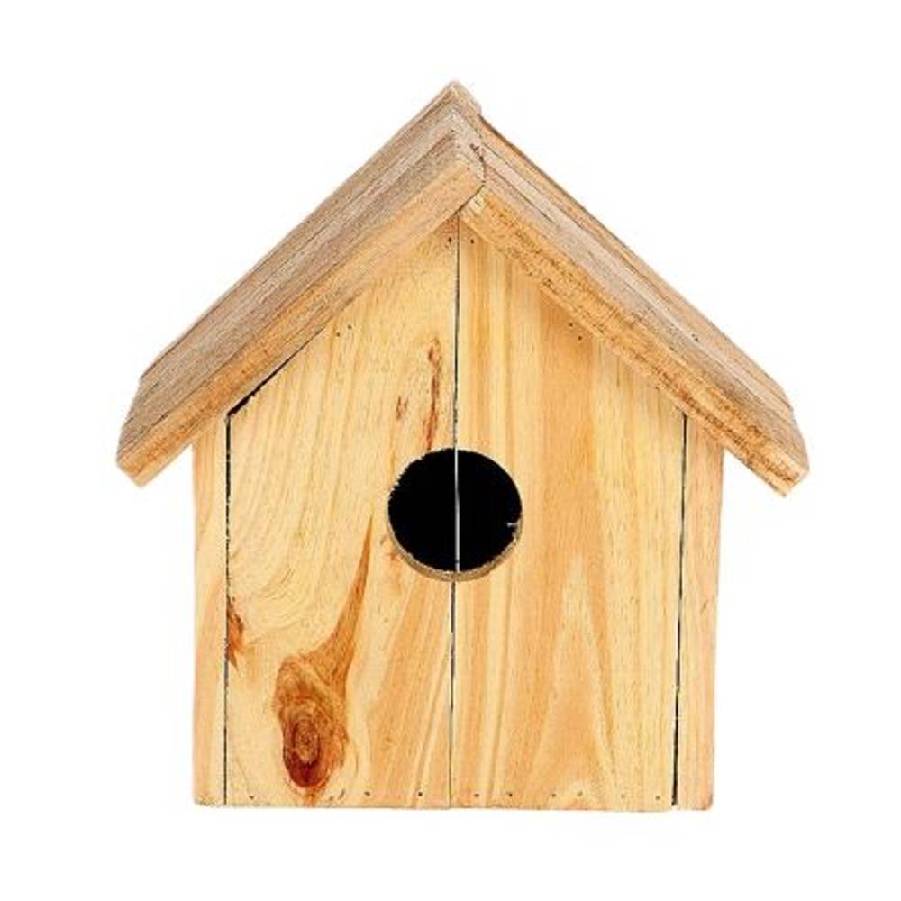 Vogelhaus Holz natur D27cm H33cm