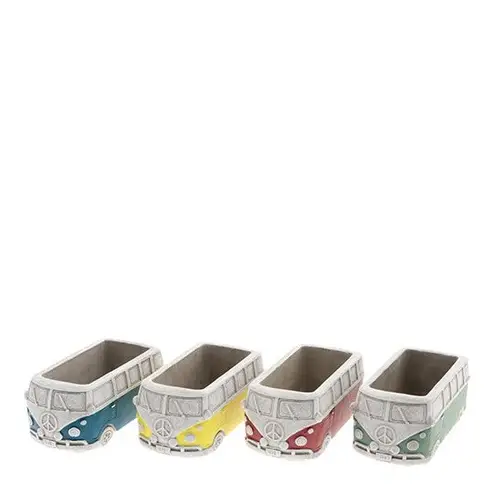 Keramik Schale Bus mix 21x11x10cm