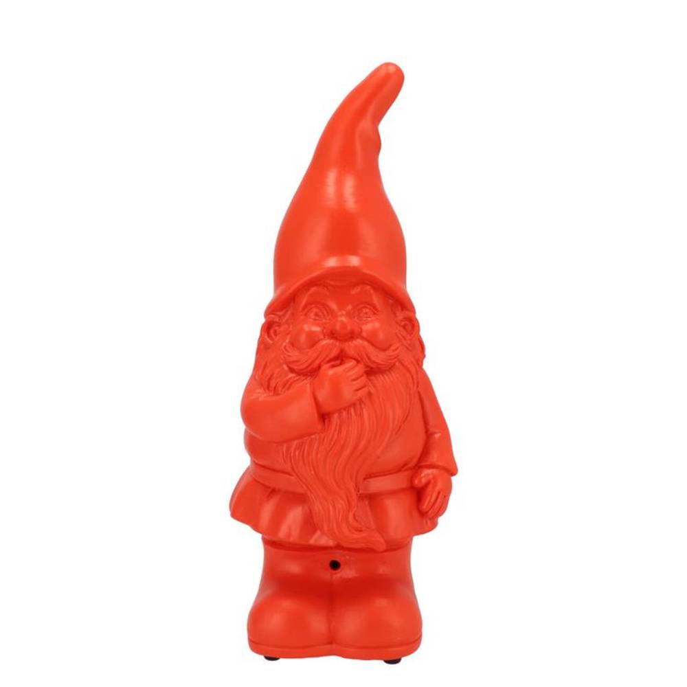 Gnome mit Ton orange 11x10x27cm Excl. Batterie