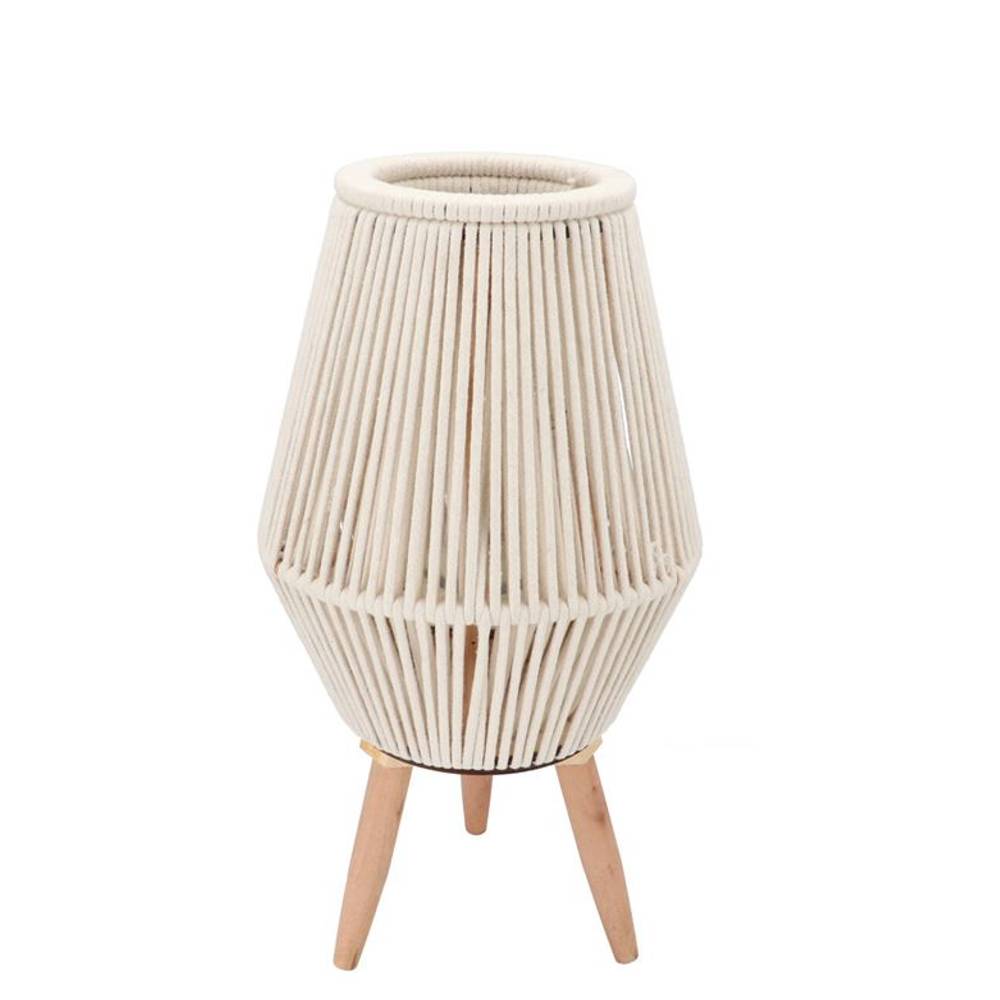 Laterne Cruz auf Ständer weiss 15x24x44cm