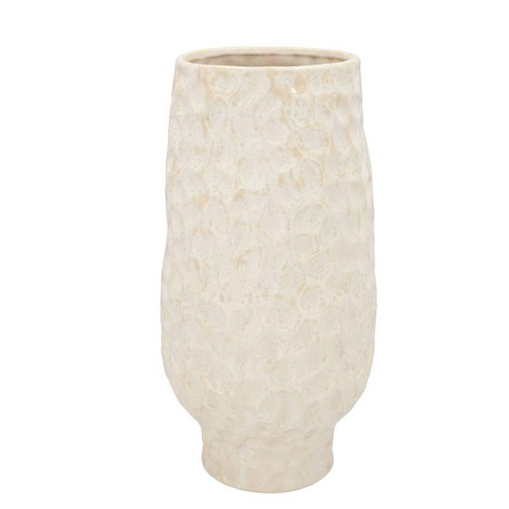 Keramik Vase Maysa creme 20x20x39cm