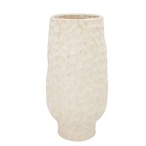 Keramik Vase Maysa creme 20x20x39cm