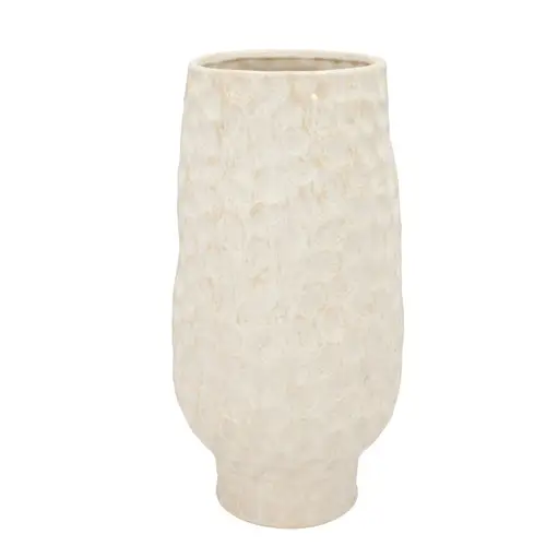 Keramik Vase Maysa creme 20x20x39cm