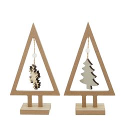 Baum Holz mit Hänger 9.5x18cm 