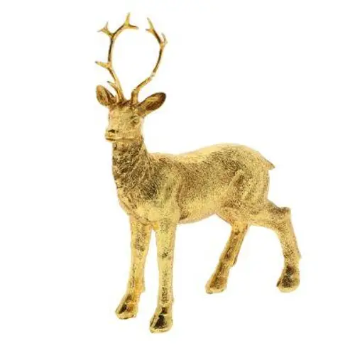 Hirsch gold 14x04x19cm