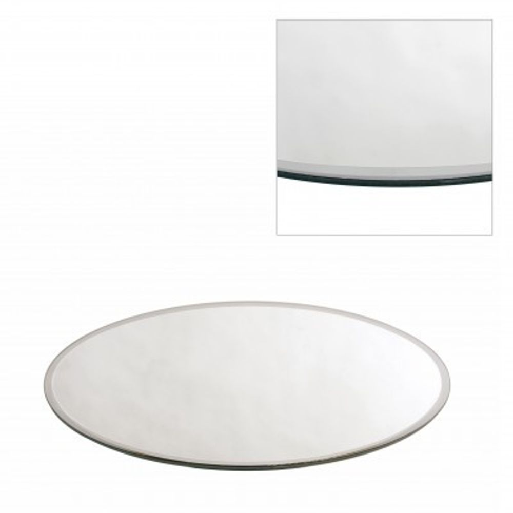 Glas Teller Spiegel D40cm