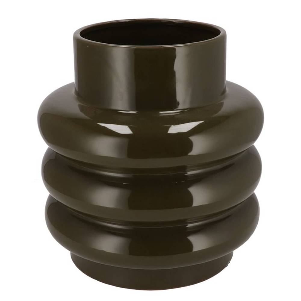 Keramik Vase Oxford Bubble grün 29×29×30cm