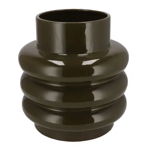 Keramik Vase Oxford Bubble grün 29×29×30cm