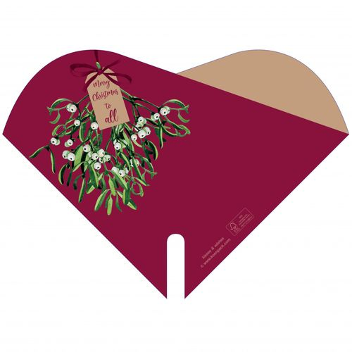Tüte Kiss and Wish rot 30x30cm 50st