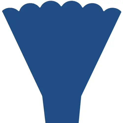 Tüte Majesty blau 54x44x12cm x50