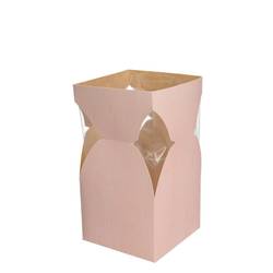 Strausstasche BasicLine creme D11.5cm H21cm