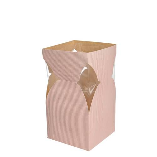 Strausstasche BasicLine creme D11.5cm H21cm