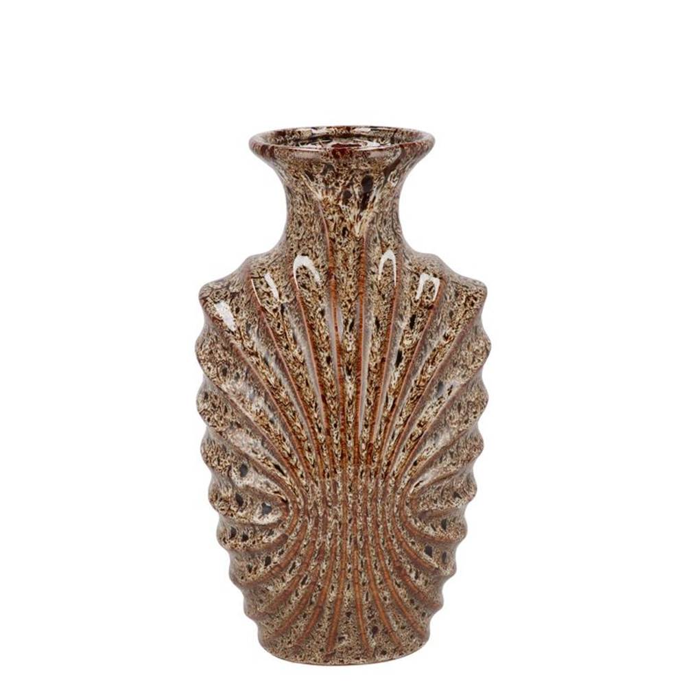 Keramik Vase Suus braun 17x12x30cm