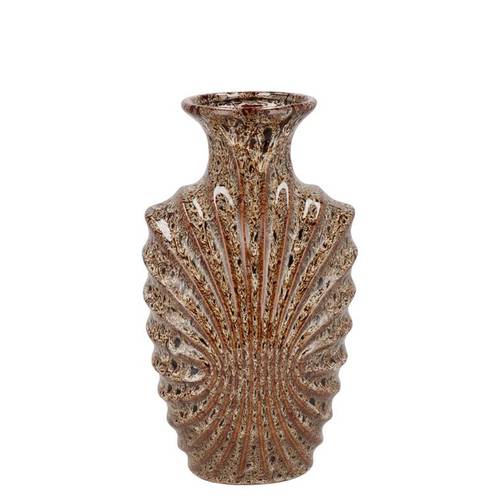 Keramik Vase Suus braun 17x12x30cm