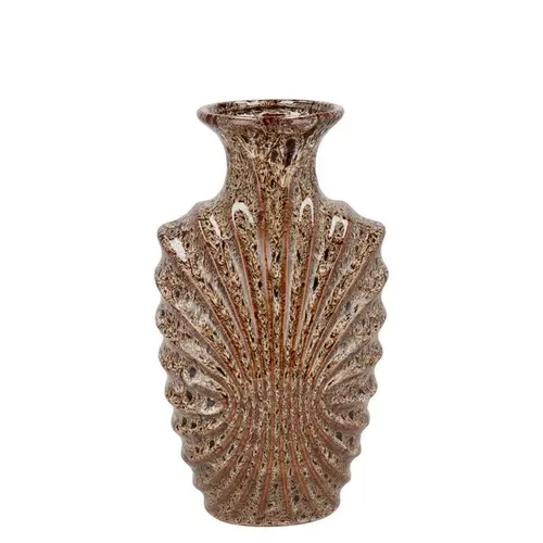 Keramik Vase Suus braun 17x12x30cm