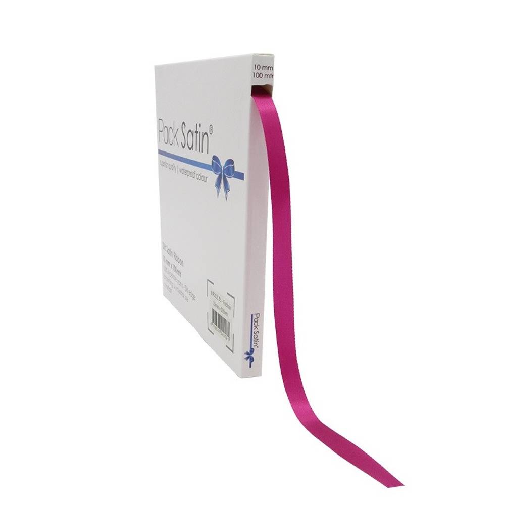 Band Vivant Satin fuchsia 10mm 100m