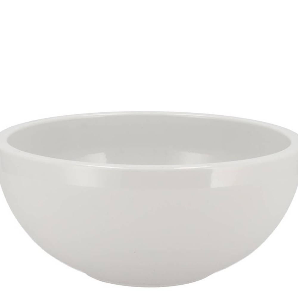 Keramik Schale Stone weiss D22cm H10.5cm