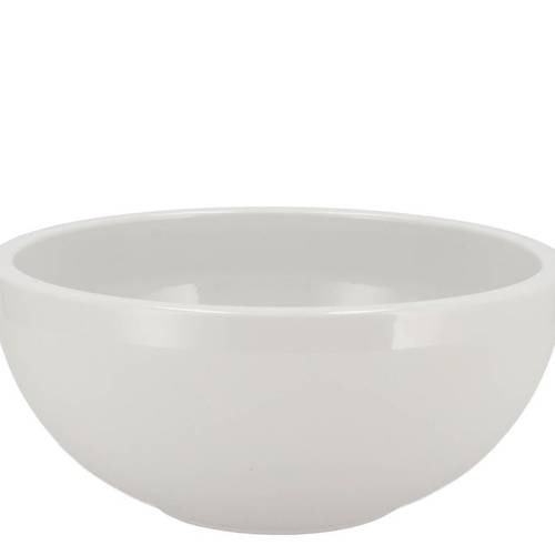 Keramik Schale Stone weiss D22cm H10.5cm