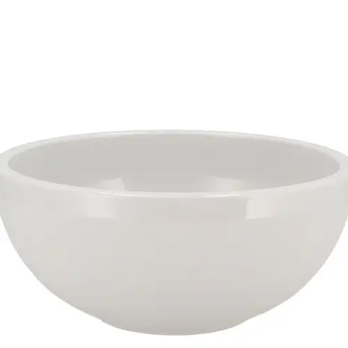 Keramik Schale Stone weiss D22cm H10.5cm