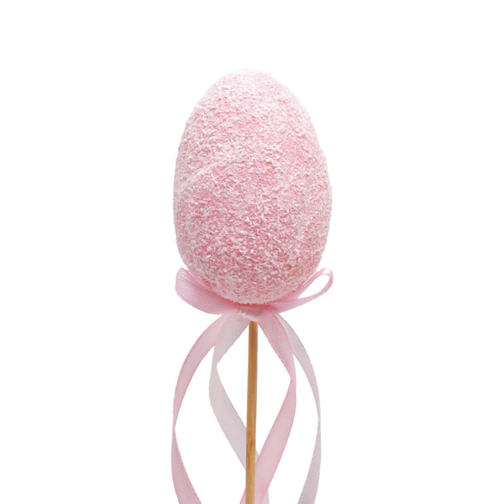 Ei auf Stab Candy rosa d7cm l50cm