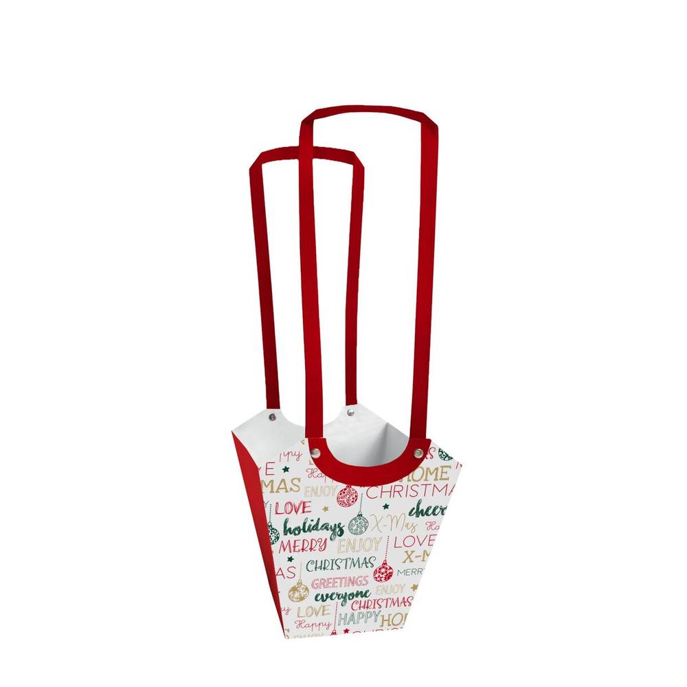 Tasche Message Clayrton rot 11x11x19cm