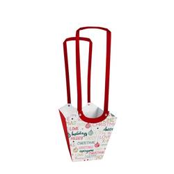 Tasche Message Clayrton rot 11x11x19cm