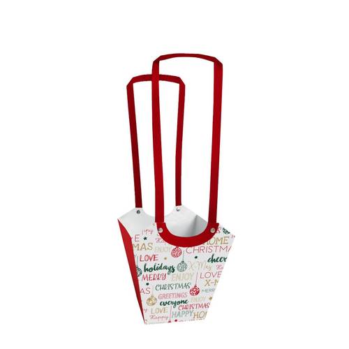 Tasche Message Clayrton rot 11x11x19cm