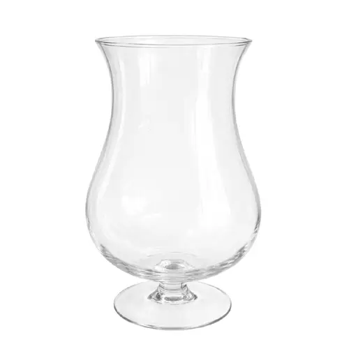 Glas Windlicht D20cm H32cm