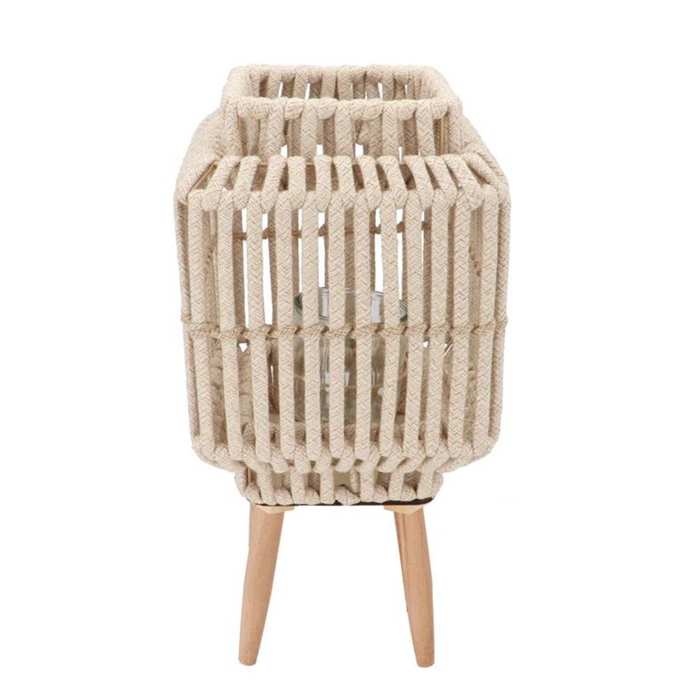 Laterne Cruz Viereck auf Ständer Sand 17x25x50cm