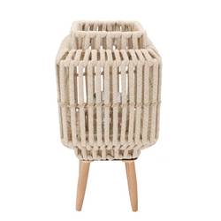 Laterne Cruz Viereck auf Ständer Sand 17x25x50cm