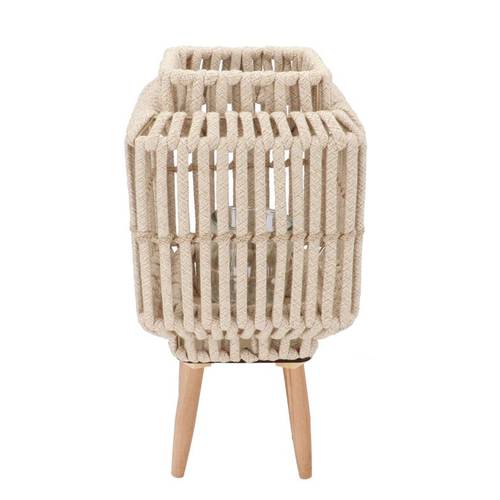 Laterne Cruz Viereck auf Ständer Sand 17x25x50cm