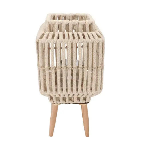 Laterne Cruz Viereck auf Ständer Sand 17x25x50cm