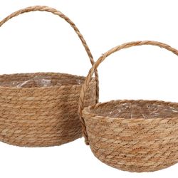 Korb Henkel Laos natur 3/Set D27cm H15cm