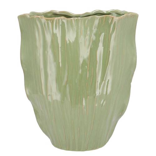 Keramik Vase Lima grün 30x17x36cm