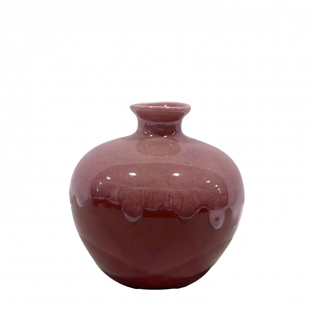 Keramik Vase Doris rot 02x09x09cm 
