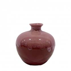 Keramik Vase Doris rot 02x09x09cm 