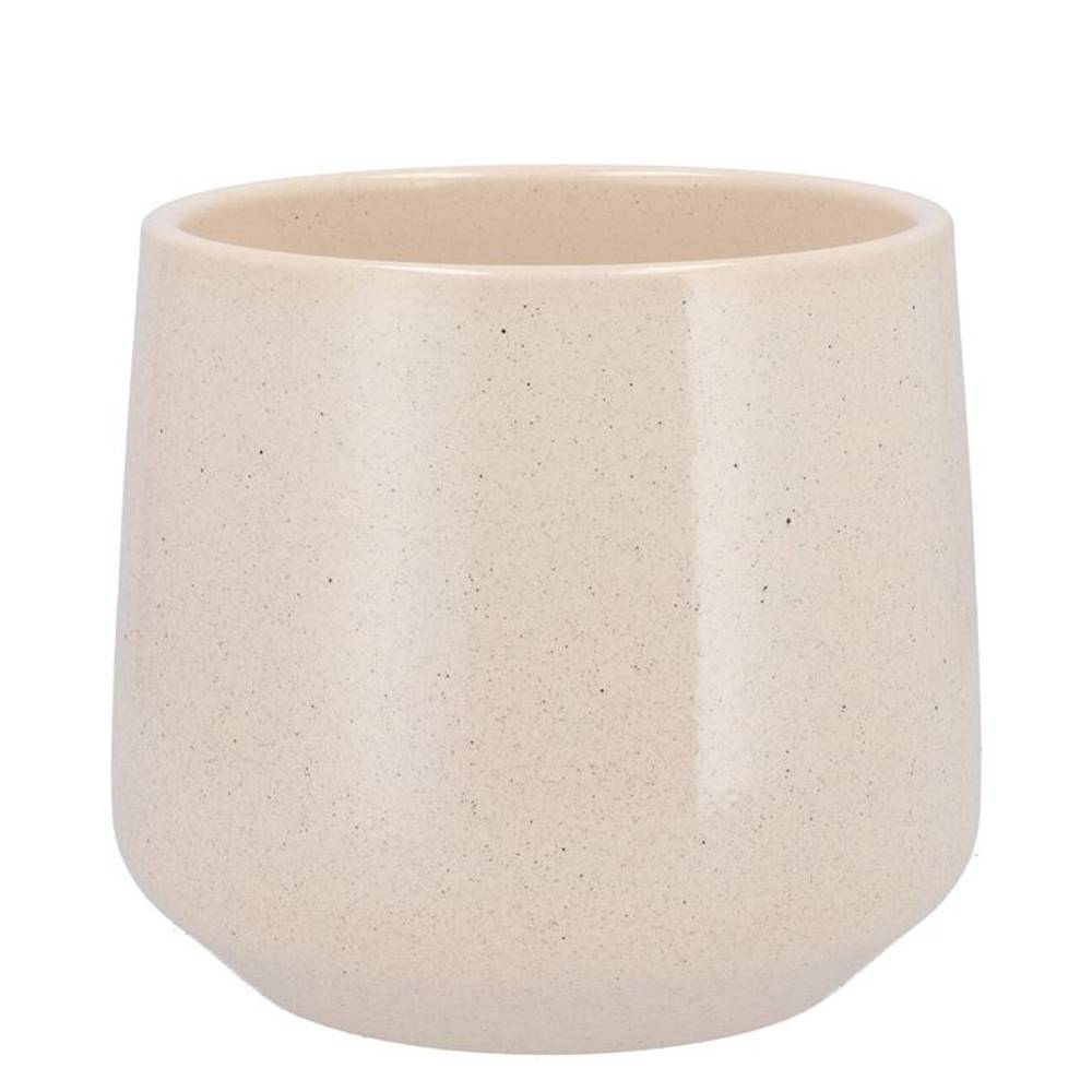 Keramik Übertopf Berlin creme D16cm H16cm