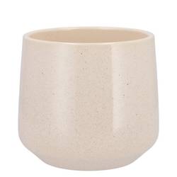 Keramik Übertopf Berlin creme D16cm H16cm