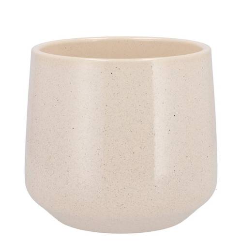 Keramik Übertopf Berlin creme D16cm H16cm